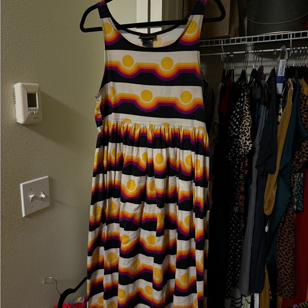 Nooworks Multicolor Retro Wave Dress